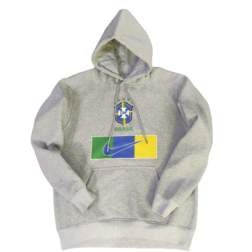 Brazil Hoodie - Grey
