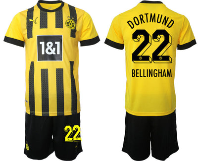 Borussia Dortmund Kids 22/23 Home Full Kit