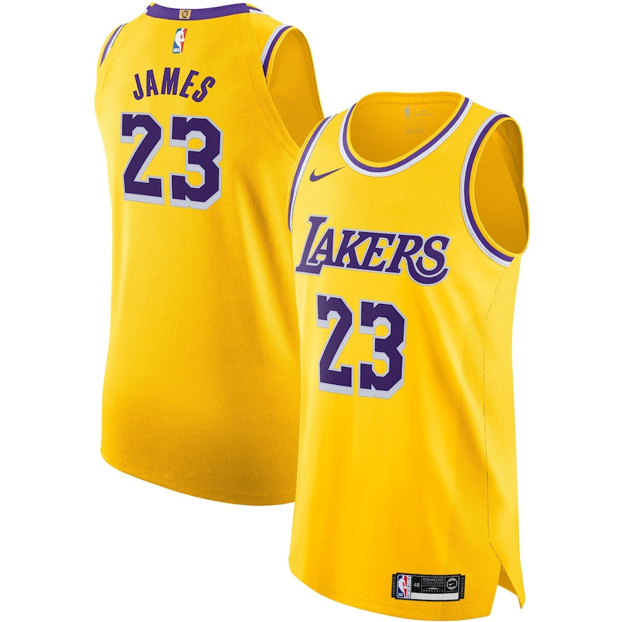 LA Lakers Yellow Swingman Jersey