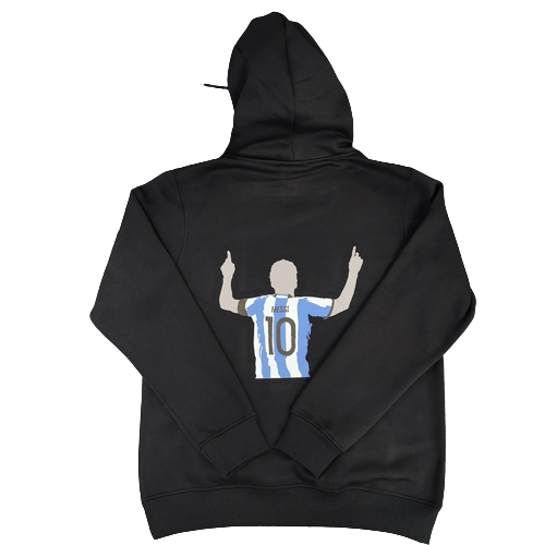 Argentina Messi Hoodie - Black